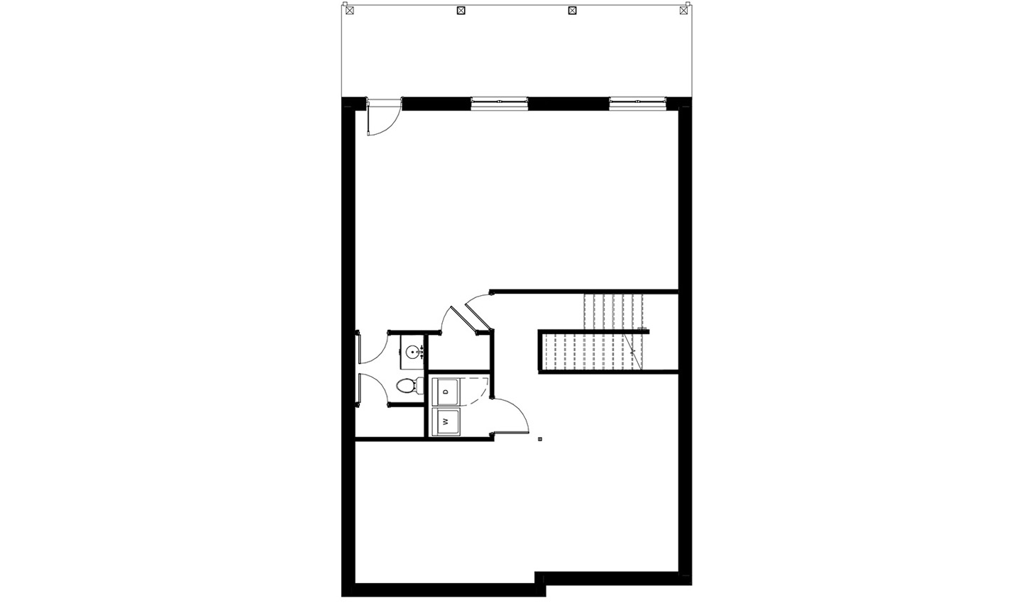 Floor plan of the 5 bedroom lower level floor plan
