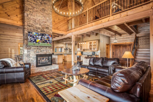 Interior amenities in smoky mountain tn str